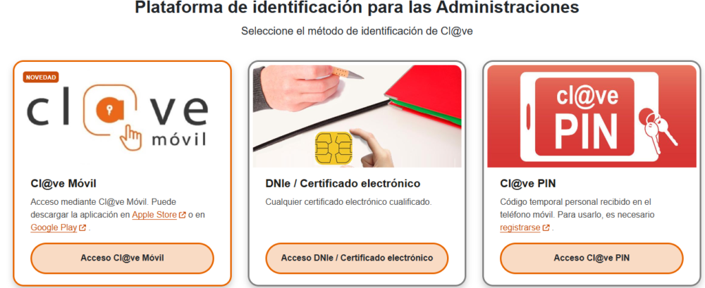 Plataforma de identificación en FUNDAE